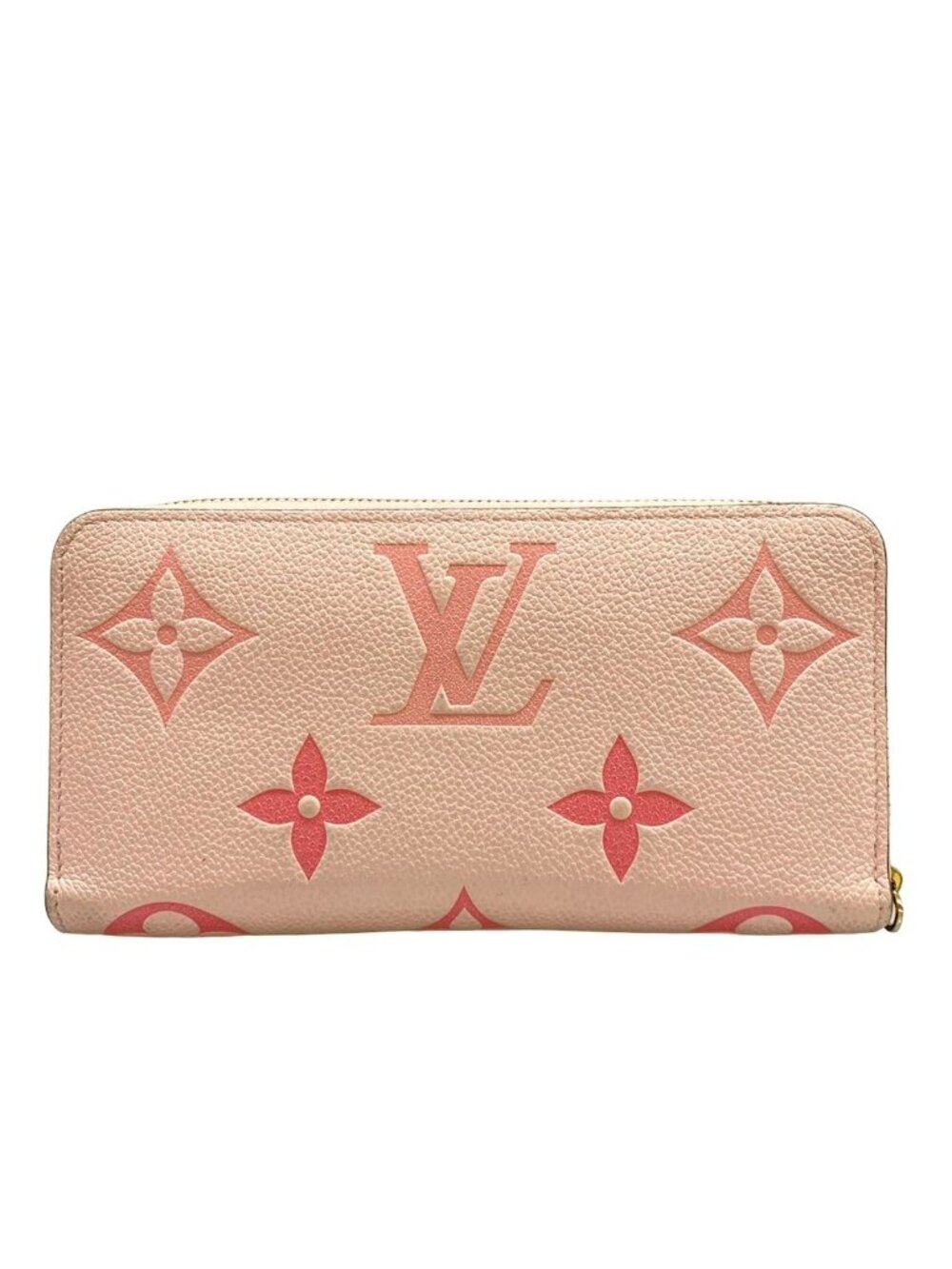 Louis Vuitton Wallet Viza Pull Zippy Boutondrose Zip Around Leather Cowhide - Picture 2 of 14